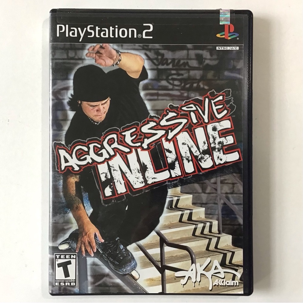 PlayStation 2 Video Game Aggressive Inline Skating for PS2 With Case And Manual